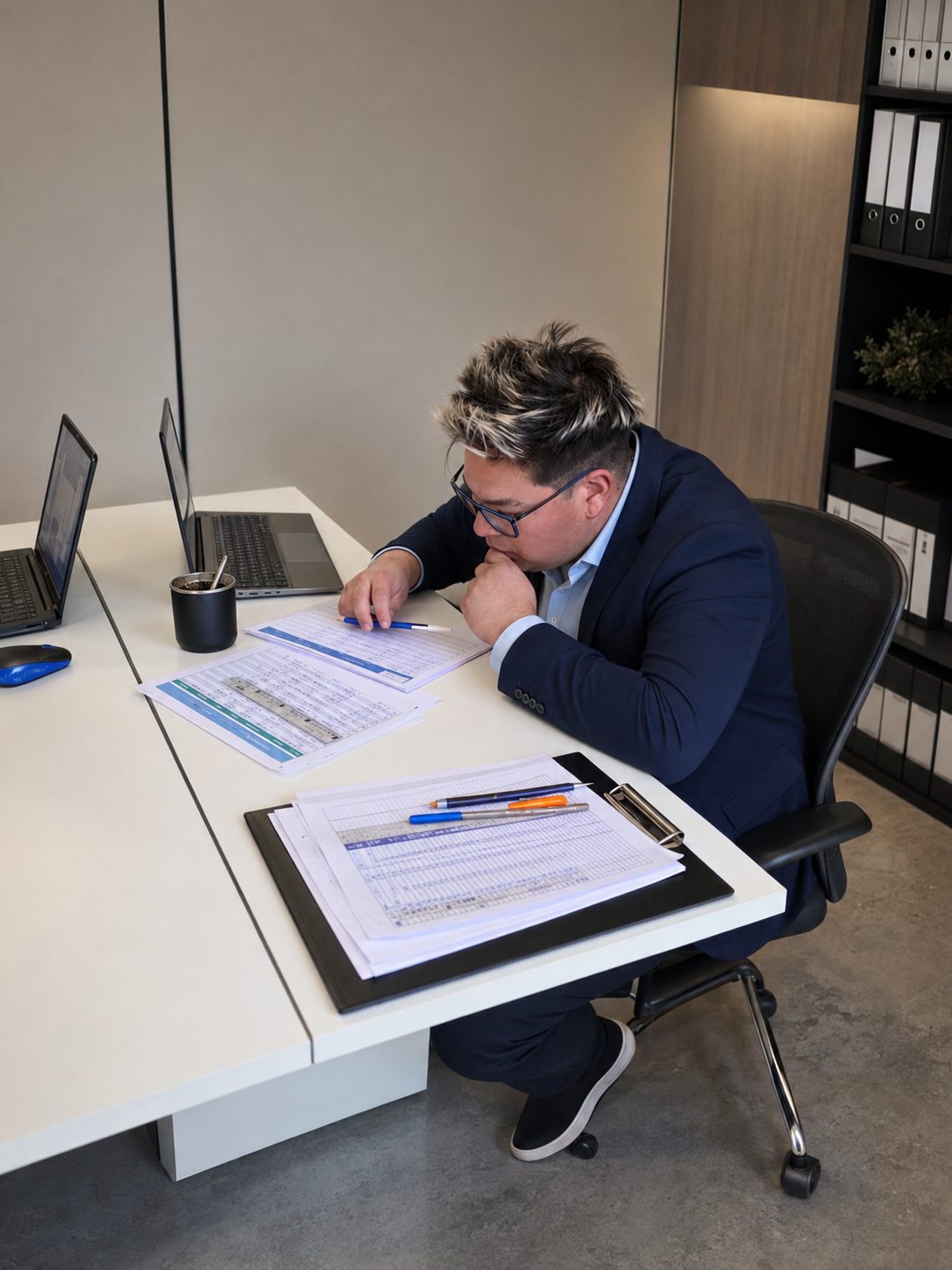 Revision de los registros e informes tecnicos que acompanan a cada orden de trabajo